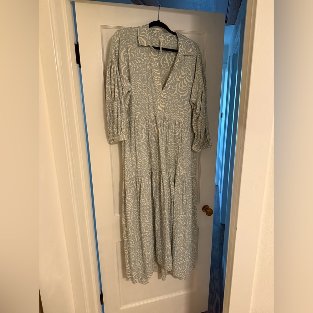 Anthropologie Tiered Maxi Dress